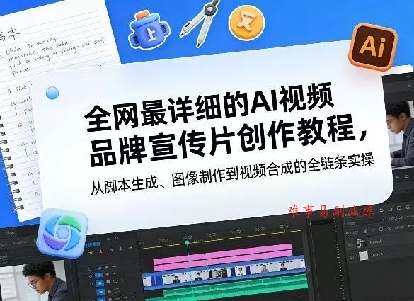 全网最详细的AI视频品牌宣传片创作教程,从脚本生成、图像制作到视频合成的全链条实操 全网最详细的AI视频品牌宣传片创作教程,从脚本生成、图像制作到视频合成的全链条实操