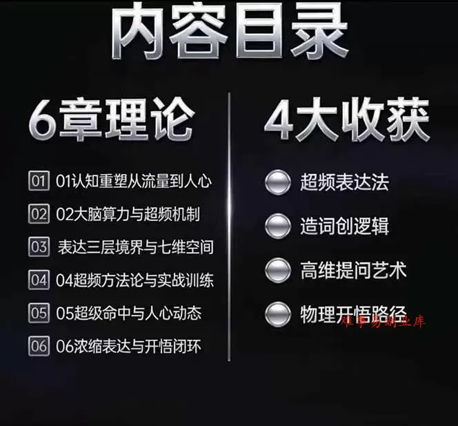（18970期）马大个高维表达全套实战课，跳出普通口才教学，大脑超频训练打造原创思想IP体系