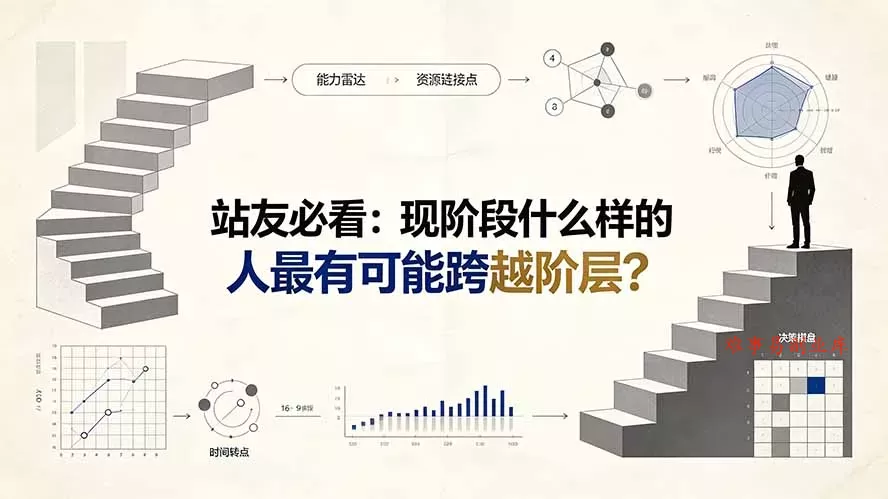 付费文章：站友必看：现阶段什么样的人最有可能跨越阶层?-难事易副业库