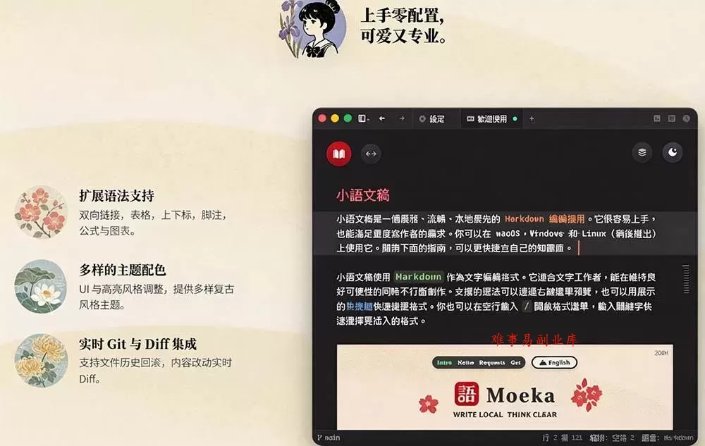 （20128期）让人眼前一亮的国产 Markdown 编辑器！本地离线高性能知识记录工具，免费免登录使用 小语文稿