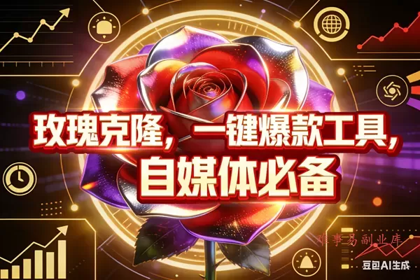 （17792期）玫瑰克隆，ai鲁大魔工具，自媒体必备神器，一键爆款，详细教程。