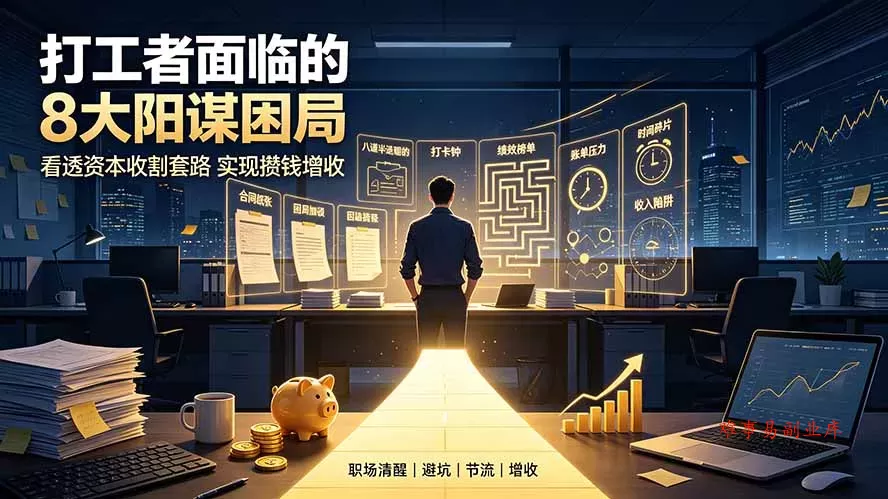 付费文章:打工者面临的8大阳谋困局,看透资本收割套路实现攒钱增收 付费文章:打工者面临的8大阳谋困局,看透资本收割套路实现攒钱增收