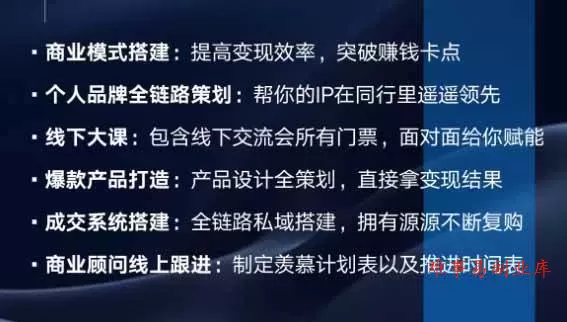 (20024期)个人IIP全域商业变现实战课 (无水印):从个人定位、内容流量到高客单产品与私域成交,搭建个人品牌增长闭环体系 (20024期)个人IIP全域商业变现实战课 (无水印):从个人定位、内容流量到高客单产品与私域成交,搭建个人品牌增长闭环体系