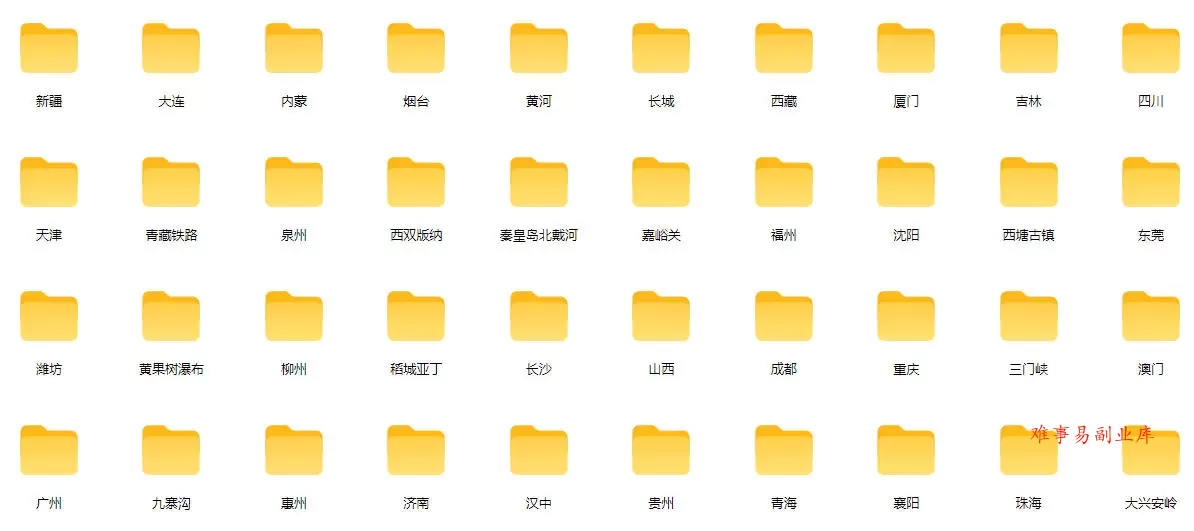 热门全国旅游风景素材！4K全国旅游景点素材库，7250款素材，旅行达人城市航拍风景风光高清短视频