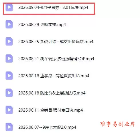 （20280期）拼多多实战特训营(更新26年9月)：不管是新手入门或老商家冲量，都有实操方法，跟着学，少走弯路