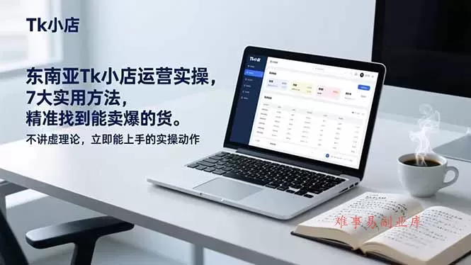 东南亚Tk小店运营实操，7大实用方法，精准找到能卖爆的货。不讲虚理论，立即能上手的实操动作