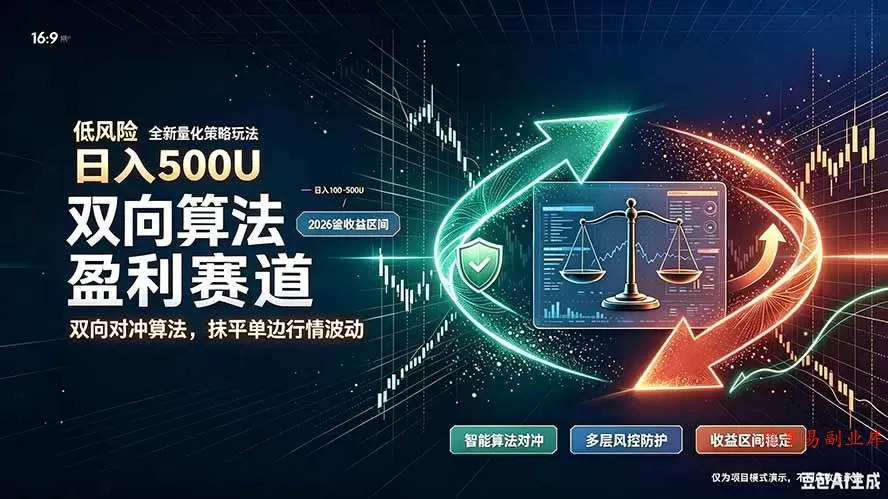 算法对冲/EA量化，日入500刀，躺着赚钱！你把它当做“自动提款机”，它把你就爆了-难事易副业库