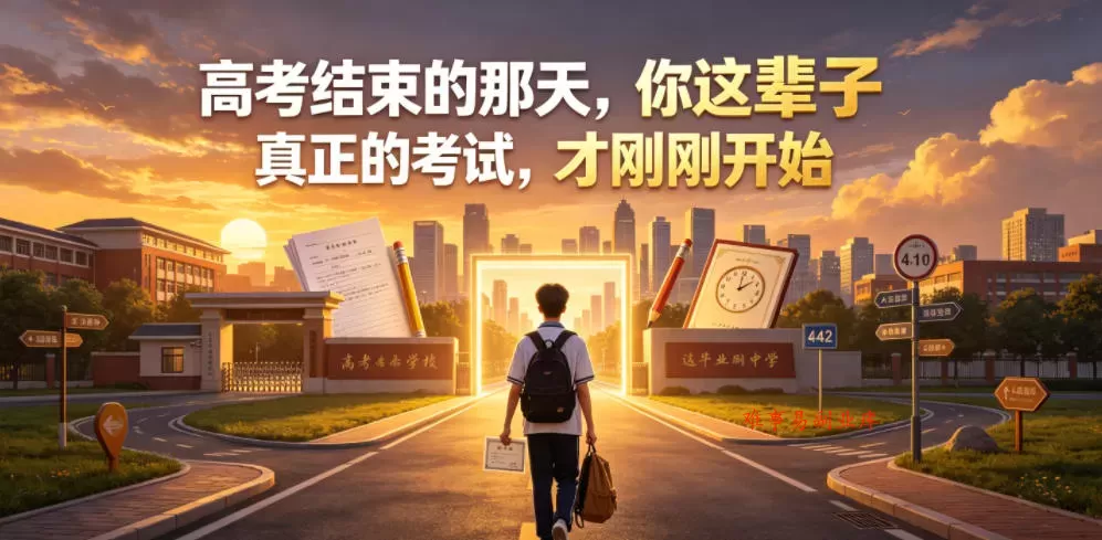 付费文章：高考结束的那天，你这辈子真正的考试，才刚刚开始-难事易副业库