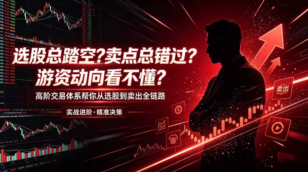 选股总踏空?卖点总错过?游资动向看不懂?高阶交易体系帮你从选股到卖出全链路(更新6月 选股总踏空?卖点总错过?游资动向看不懂?高阶交易体系帮你从选股到卖出全链路(更新6月