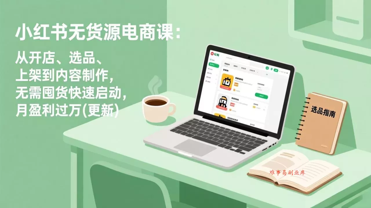 小红书无货源电商课(7月更新 小红书无货源电商课(7月更新