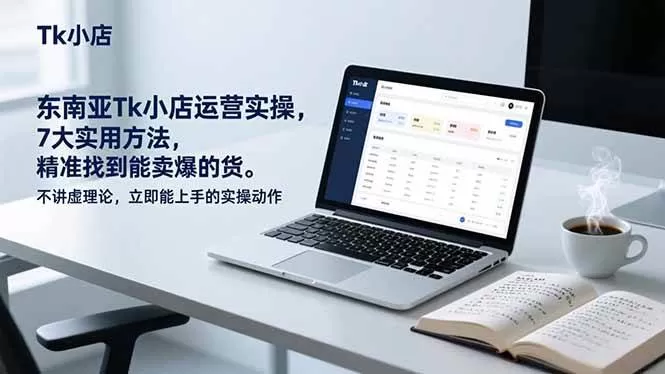 （17041期）东南亚Tk小店运营实操，7大实用方法，精准找到能卖爆的货。不讲虚理论，立即能上手的实操动作-难事易副业库
