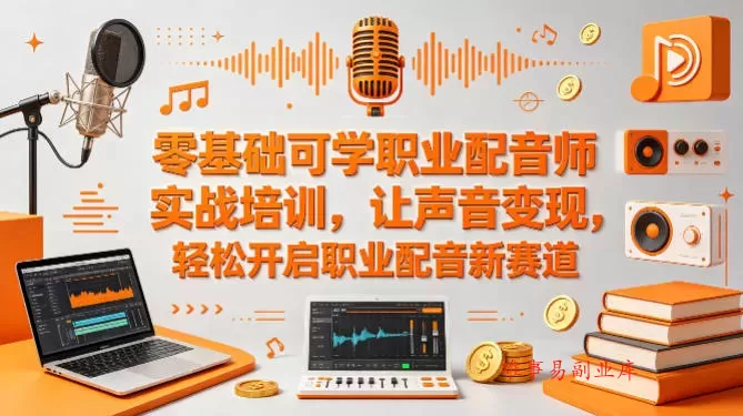 零基础可学职业配音师实战培训,让声音变现,轻松开启职业配音新赛道 零基础可学职业配音师实战培训,让声音变现,轻松开启职业配音新赛道