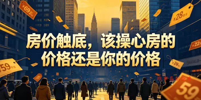 付费文章：房价触底，该操心房的价格还是你的价格-难事易副业库