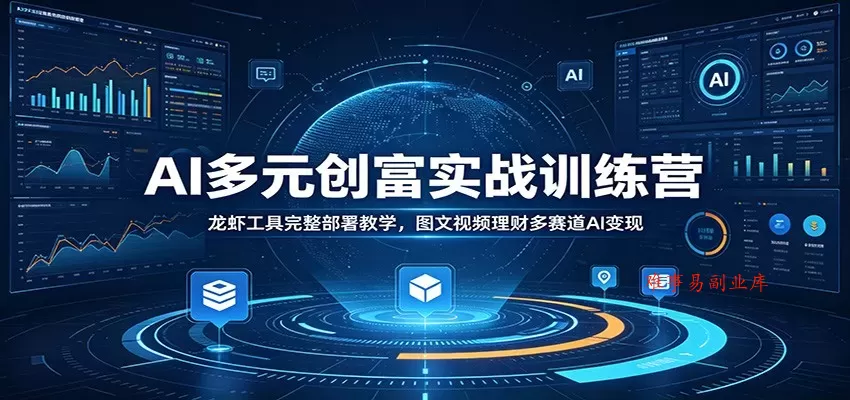 AI多元创富实战训练营:龙虾工具完整部署教学,图文视频理财多赛道AI变现 AI多元创富实战训练营:龙虾工具完整部署教学,图文视频理财多赛道AI变现