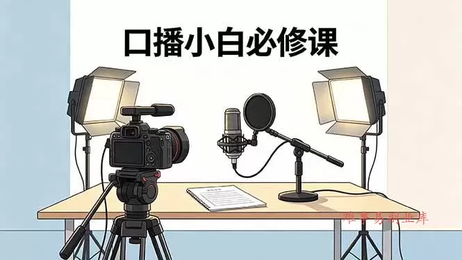 (18428期)口播小白必修课:录像收音灯光设备+脚本撰写,搭专业级录制场景 (18428期)口播小白必修课:录像收音灯光设备+脚本撰写,搭专业级录制场景