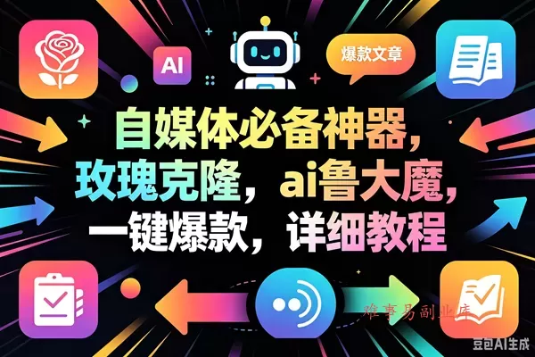 (18497期)玫瑰克隆神器,一键ai大魔,爆款工具,自媒体必备,60多个功能的详细教程 (18497期)玫瑰克隆神器,一键ai大魔,爆款工具,自媒体必备,60多个功能的详细教程