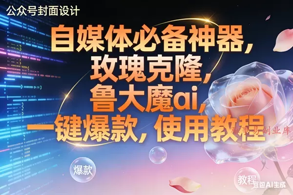 (17242期)玫瑰克隆神器,ai鲁大魔,自媒体必备工具,一键爆款神器,详细教程。 (17242期)玫瑰克隆神器,ai鲁大魔,自媒体必备工具,一键爆款神器,详细教程。