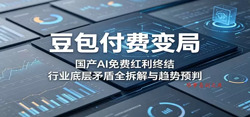 豆包付费变局:国产AI免费红利终结,行业底层矛盾全拆解与趋势预判 豆包付费变局:国产AI免费红利终结,行业底层矛盾全拆解与趋势预判