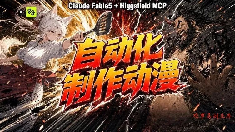 AI自动化动漫制作!Claude Fable 5接入Higgsfield MCP,直接生成完整创意内容 AI自动化动漫制作!Claude Fable 5接入Higgsfield MCP,直接生成完整创意内容