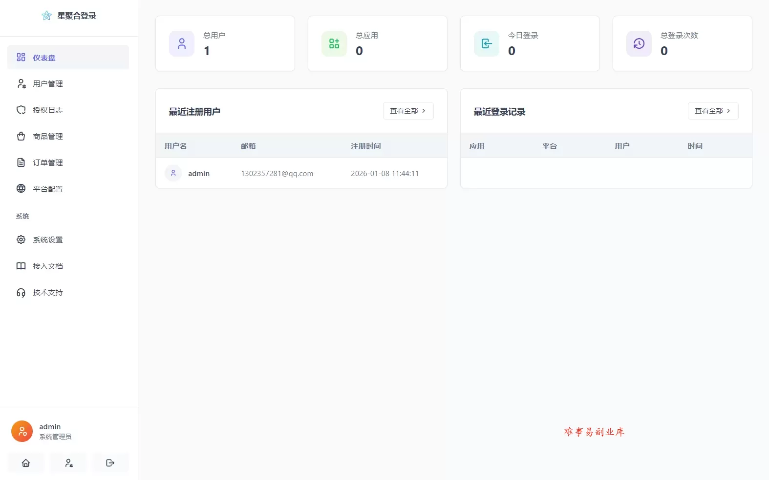 2026全新聚合登录系统源码 一栈式配置全部快捷登录接口 2026全新聚合登录系统源码 一栈式配置全部快捷登录接口